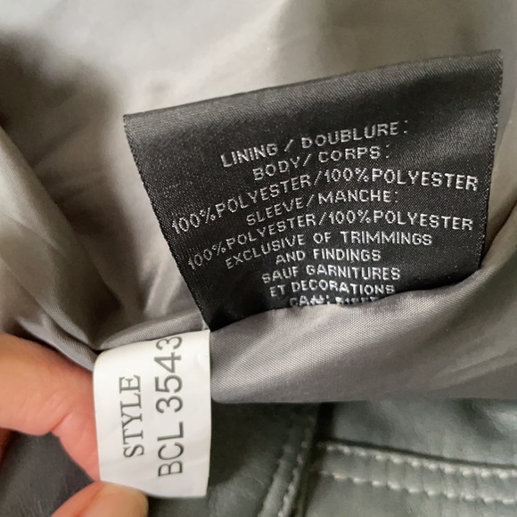 Bod Christensen slate leather 3/4 length jacket - Picture 13 of 14